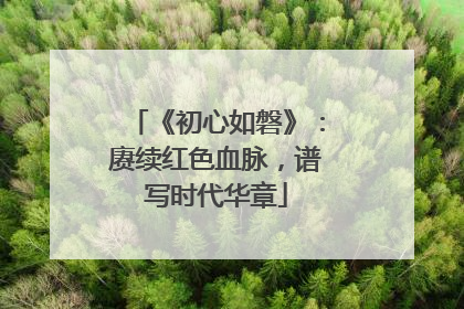 《初心如磐》：赓续红色血脉，谱写时代华章