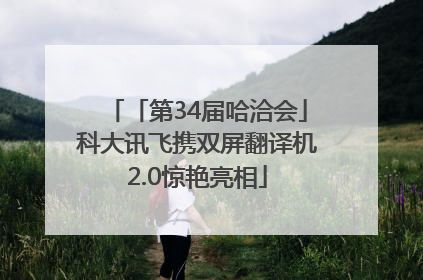 「第34届哈洽会」科大讯飞携双屏翻译机2.0惊艳亮相