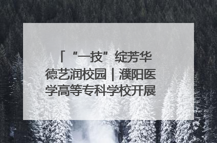 “一技”绽芳华 德艺润校园｜濮阳医学高等专科学校开展丰富多彩的职业教育活动周主题活动