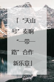 “天山号”奏响“一带一路”合作新乐章