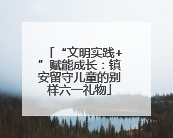 “文明实践+”赋能成长：镇安留守儿童的别样六一礼物