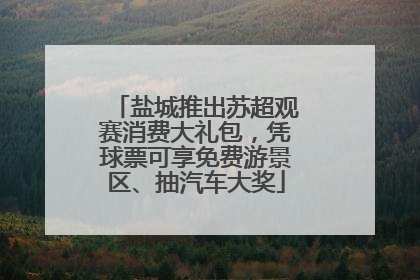 盐城推出苏超观赛消费大礼包，凭球票可享免费游景区、抽汽车大奖