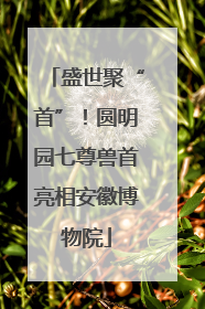 盛世聚“首”！圆明园七尊兽首亮相安徽博物院