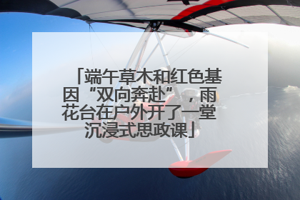 端午草木和红色基因“双向奔赴”，雨花台在户外开了一堂沉浸式思政课