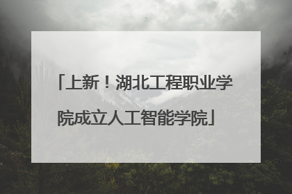 上新！湖北工程职业学院成立人工智能学院
