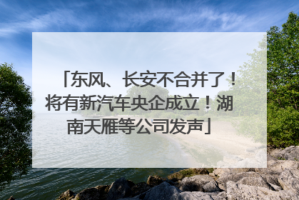 东风、长安不合并了！将有新汽车央企成立！湖南天雁等公司发声