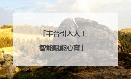 丰台引入人工智能赋能心育
