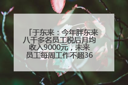 于东来：今年胖东来八千多名员工税后月均收入9000元，未来员工每周工作不超36小时，年假40天起！胖东来“店王”业绩快赶超山姆