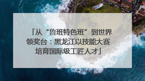 从“鲁班特色班”到世界领奖台：黑龙江以技能大赛培育国际级工匠人才