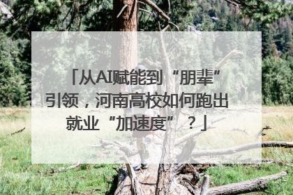 从AI赋能到“朋辈”引领，河南高校如何跑出就业“加速度”？