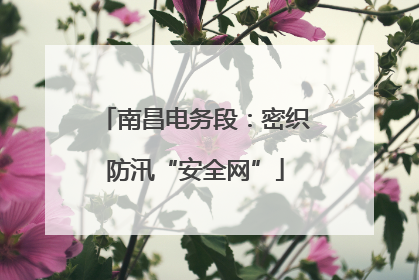 南昌电务段：密织防汛“安全网”