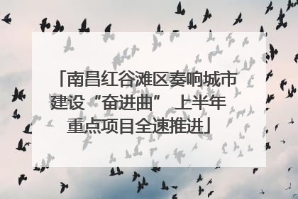 南昌红谷滩区奏响城市建设“奋进曲” 上半年重点项目全速推进