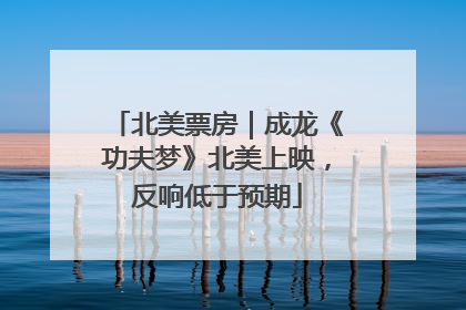 北美票房｜成龙《功夫梦》北美上映，反响低于预期