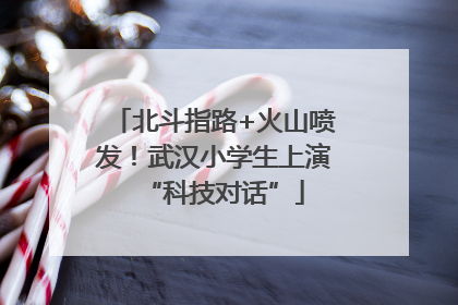 北斗指路+火山喷发！武汉小学生上演“科技对话”