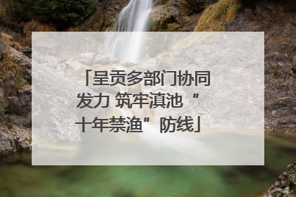 呈贡多部门协同发力 筑牢滇池“十年禁渔”防线