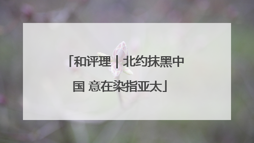 和评理｜北约抹黑中国 意在染指亚太
