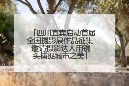 四川宜宾启动首届全国摄影展作品征集 邀请摄影达人用镜头捕捉城市之美