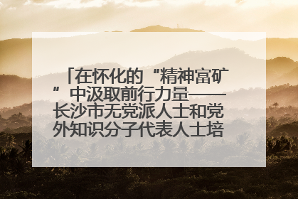 在怀化的“精神富矿”中汲取前行力量——长沙市无党派人士和党外知识分子代表人士培训班在怀化圆满举办