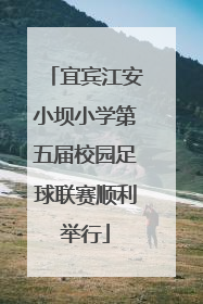 宜宾江安小坝小学第五届校园足球联赛顺利举行