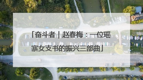 奋斗者｜赵春梅：一位瑶寨女支书的振兴三部曲