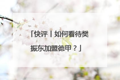 快评丨如何看待樊振东加盟德甲？