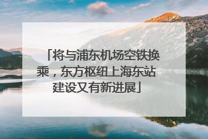 将与浦东机场空铁换乘，东方枢纽上海东站建设又有新进展