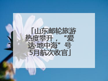 山东邮轮旅游热度攀升，“爱达·地中海”号5月航次收官