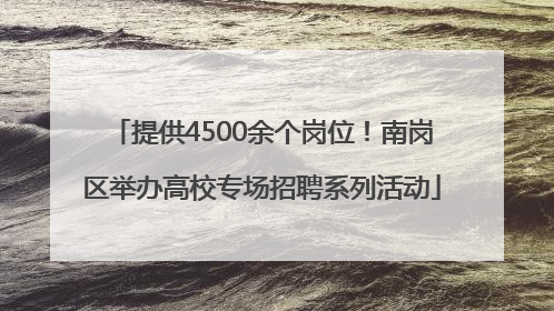 提供4500余个岗位！南岗区举办高校专场招聘系列活动
