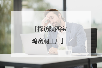 探访陕西宝鸡窑洞工厂