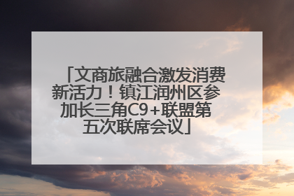 文商旅融合激发消费新活力！镇江润州区参加长三角C9+联盟第五次联席会议