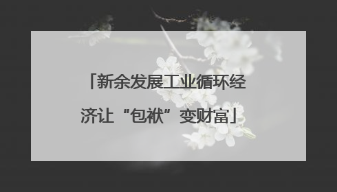 新余发展工业循环经济让“包袱”变财富