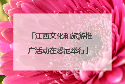 江西文化和旅游推广活动在悉尼举行