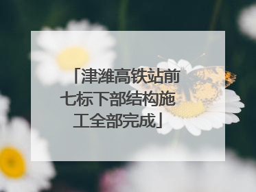 津潍高铁站前七标下部结构施工全部完成