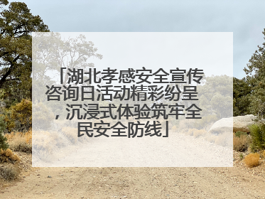湖北孝感安全宣传咨询日活动精彩纷呈，沉浸式体验筑牢全民安全防线