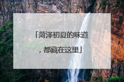 菏泽初夏的味道，都藏在这里