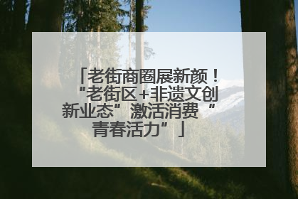 老街商圈展新颜！“老街区+非遗文创新业态”激活消费“青春活力”