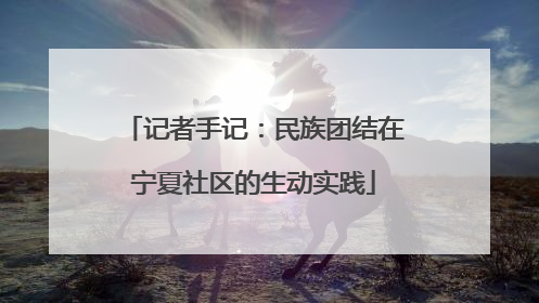 记者手记：民族团结在宁夏社区的生动实践