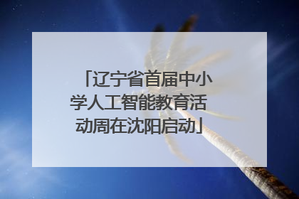 辽宁省首届中小学人工智能教育活动周在沈阳启动