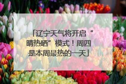 辽宁天气将开启“晴热晒”模式！周四是本周最热的一天