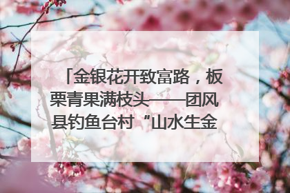 金银花开致富路，板栗青果满枝头——团风县钓鱼台村“山水生金”谱写共富新篇章