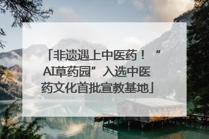 非遗遇上中医药！“AI草药园”入选中医药文化首批宣教基地