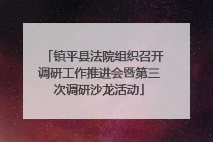 镇平县法院组织召开调研工作推进会暨第三次调研沙龙活动