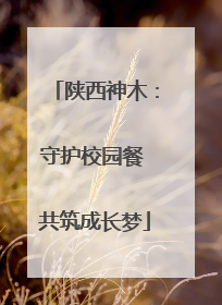 陕西神木：守护校园餐 共筑成长梦