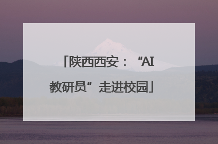陕西西安：“AI教研员”走进校园