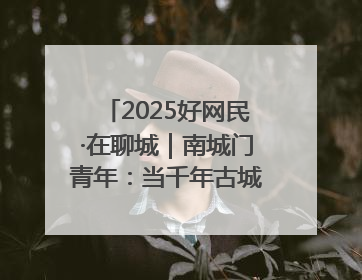 2025好网民·在聊城｜南城门青年：当千年古城遇见青春歌谣 一湖碧水见证的“聊城式浪漫”