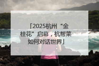 2025杭州“金桂花”启幕，杭帮菜如何对话世界
