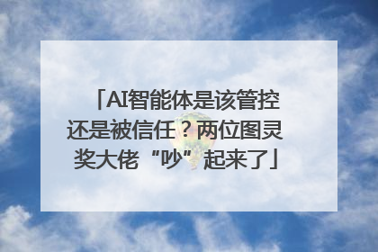 AI智能体是该管控还是被信任？两位图灵奖大佬“吵”起来了
